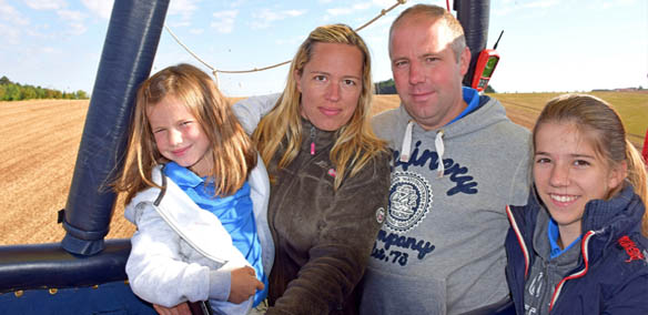 luchtballonvaart met gezin luchtballonvaart met gezin